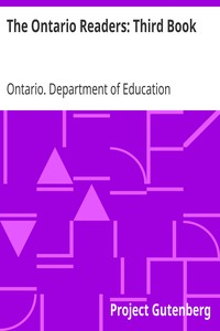 The Ontario Readers: Third Book by Ontario. Department of Education