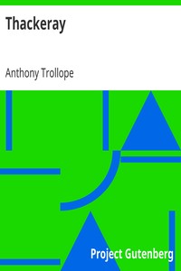 Thackeray by Anthony Trollope