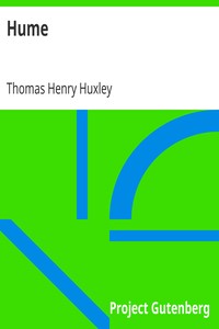 Hume
(English Men of Letters Series) by Thomas Henry Huxley