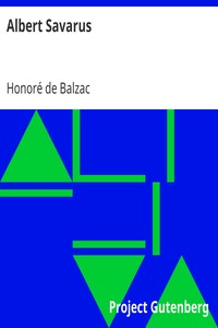 Albert Savarus by Honoré de Balzac