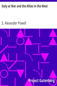Italy at War and the Allies in the West by E. Alexander (Edward Alexander) Powell