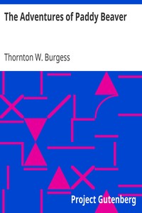 The Adventures of Paddy Beaver by Thornton W. (Thornton Waldo) Burgess