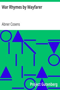 War Rhymes by Wayfarer by Abner Cosens