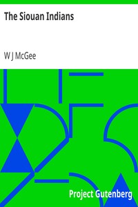 The Siouan Indians by W J McGee