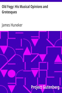 Old Fogy: His Musical Opinions and Grotesques by James Huneker