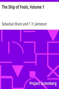 The Ship of Fools, Volume 1 by Sebastian Brant