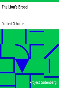 The Lion's Brood by Duffield Osborne