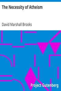 The Necessity of Atheism by David Marshall Brooks