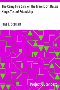 The Camp Fire Girls on the March; Or, Bessie King's Test of Friendship by Jane L. Stewart
