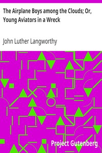 The Airplane Boys among the Clouds; Or, Young Aviators in a Wreck by John Luther Langworthy