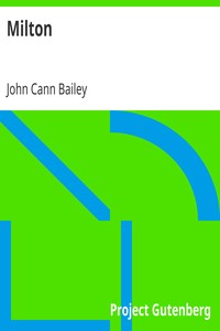 Milton by John Cann Bailey