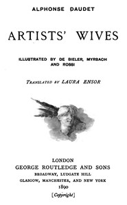 Artists' Wives by Alphonse Daudet