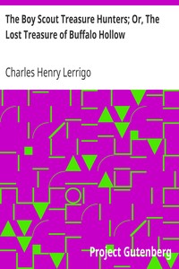 The Boy Scout Treasure Hunters; Or, The Lost Treasure of Buffalo Hollow by Charles Henry Lerrigo