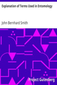 Explanation of Terms Used in Entomology by John Bernhard Smith