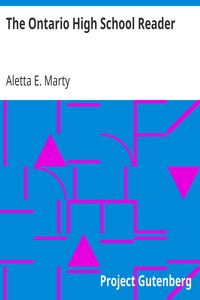 The Ontario High School Reader by Aletta E. Marty