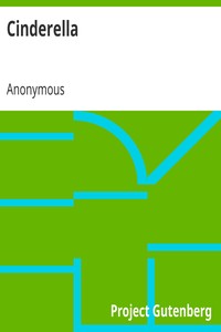 Cinderella by Anonymous