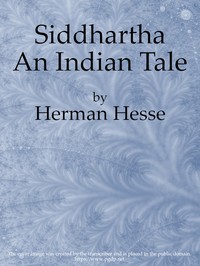 Siddhartha by Hermann Hesse
