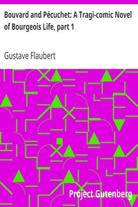 Bouvard and Pécuchet: A Tragi-comic Novel of Bourgeois Life, part 1 by Gustave Flaubert