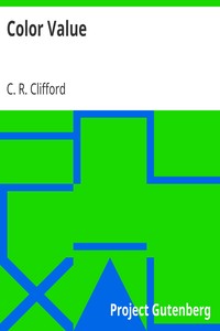 Color Value by C. R. (Chandler Robbins) Clifford