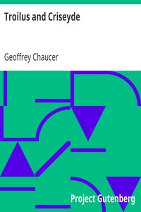 Troilus and Criseyde by Geoffrey Chaucer