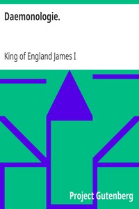 Daemonologie. by King of England James I
