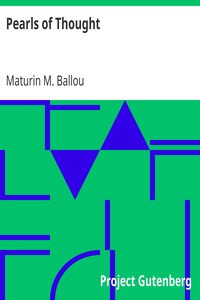 Pearls of Thought by Maturin M. (Maturin Murray) Ballou