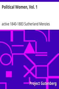 Political Women, Vol. 1 by Sutherland Menzies