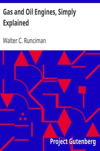 Gas and Oil Engines, Simply Explained
An Elementary Instruction Book for Amateurs and Engine Attendants by Walter C. Runciman
