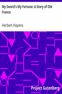 My Sword's My Fortune: A Story of Old France by Herbert Hayens