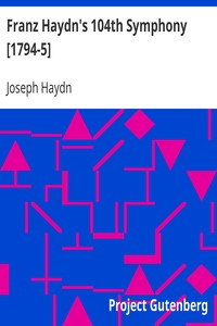 Franz Haydn's 104th Symphony [1794-5]
MIDI file by Joseph Haydn