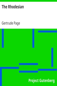 The Rhodesian by Gertrude Page