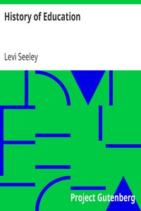 History of Education by Levi Seeley
