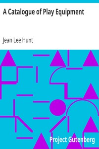 A Catalogue of Play Equipment by Jean Lee Hunt