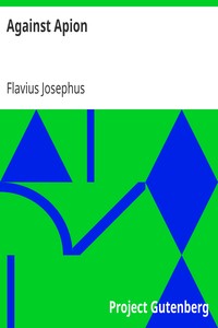 Against Apion by Flavius Josephus