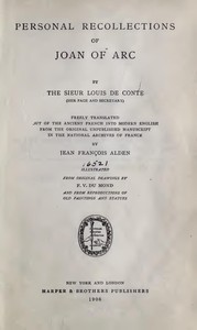Personal Recollections of Joan of Arc — Volume 1 by Mark Twain