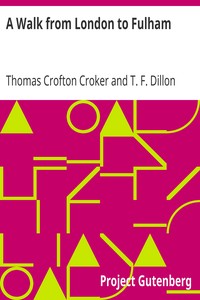 A Walk from London to Fulham by Thomas Crofton Croker