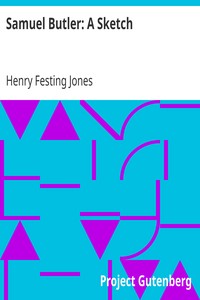 Samuel Butler: A Sketch by Henry Festing Jones