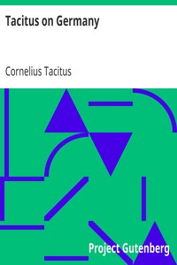 Tacitus on Germany by Cornelius Tacitus