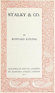 Stalky & Co. by Rudyard Kipling