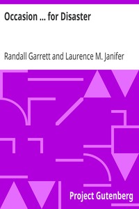 Occasion ... for Disaster by Randall Garrett