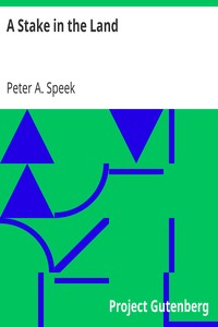 A Stake in the Land by Peter A. (Peter Alexander) Speek