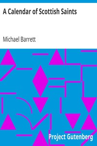 A Calendar of Scottish Saints by Michael Barrett