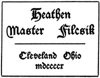 Heathen Master Filcsik by Kálmán Mikszáth