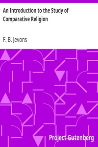 An Introduction to the Study of Comparative Religion by F. B. (Frank Byron) Jevons
