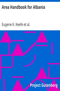 Area Handbook for Albania by Eugene K. Keefe