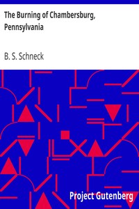 The Burning of Chambersburg, Pennsylvania by B. S. (Benjamin Shroder) Schneck