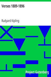 Verses 1889-1896 by Rudyard Kipling