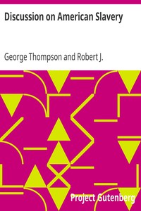 Discussion on American Slavery by George Thompson