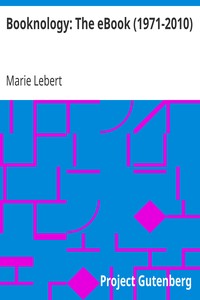 Booknology: The eBook (1971-2010) by Marie Lebert