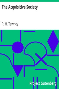 The Acquisitive Society by R. H. (Richard Henry) Tawney